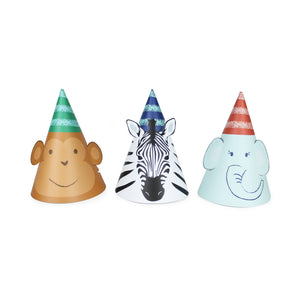 Party Animals Party Hats (12 ct.) by Merrilulu  788934149995 