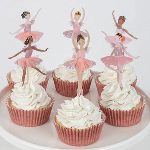 Meri Meri Ballerina Cupcake Kit (x 24 toppers)