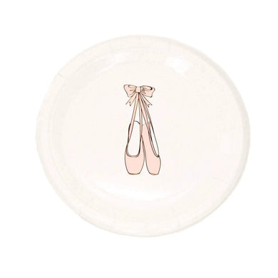 Ballerina Girl Slipper Plates (8 ct.)