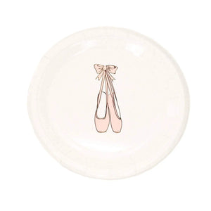 Ballerina Girl Slipper Plates (8 ct.) by Anna + Pookie  850009716101 