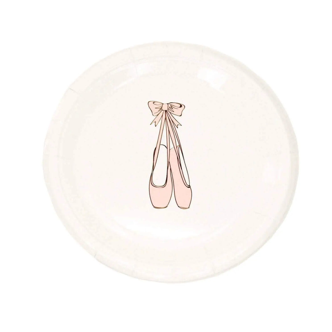 Ballerina Girl Slipper Plates (8 ct.)