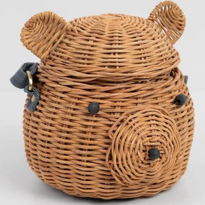 Bear Rattan Bag
