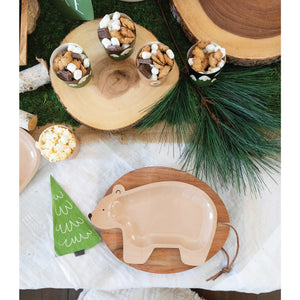 Adventure Bear Shaped Plate (8 ct.)