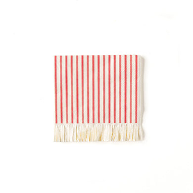 Make spirits perfectly bright at your next holiday cocktail party by including these festive fringed napkins. From office Christmas parties to your hometown mingle, these striped napkins will add the perfect touch of cheer to your gathering. If you are planning to have delightful treats with your holiday cheer, make sure to put these napkins for a holly jolly spread!  • 5