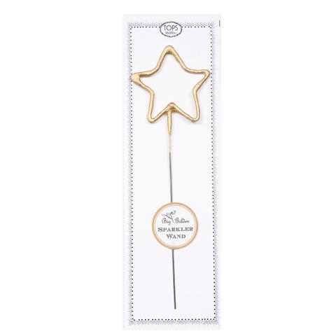 Big Golden Star Sparkler Candle Wand! From birthdays to graduation parties, anniversaries to New Year's Eve, celebrate any occasion with a shower of sparks. Add sparkle cards to a cake or any special dessert to celebrate birthdays, anniversaries, or any occasion. Great for gifts, wrapping embellishments, or party decor.  8