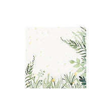 Secret Garden White Botanicals Cocktail Napkins