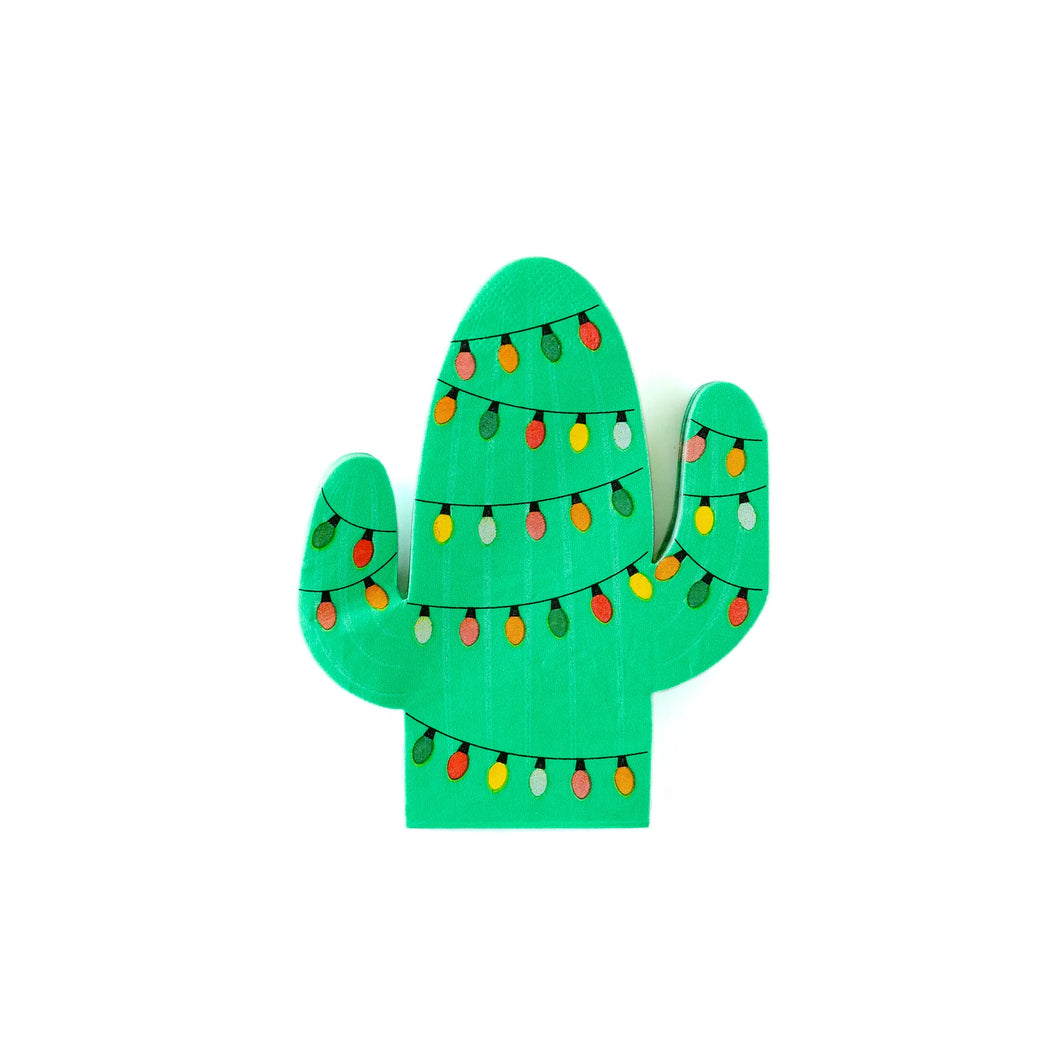 Cactus Shaped Holiday Napkin (24 ct.)
