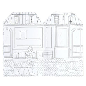 Parisiennes Coloring & Sticker Book