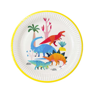 Chomp like a dinosaur & be eco-friendly with these mega-saurus plates; made with 100% recyclable paper. Each pack contains 8 paper plates, perfect for a little one’s dino party.