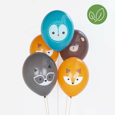 Mini Forest Animal Balloons (5 ct.)