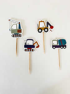 Builder Cupcake Toppers ( 8 ct.) by Josi James  850043923152 