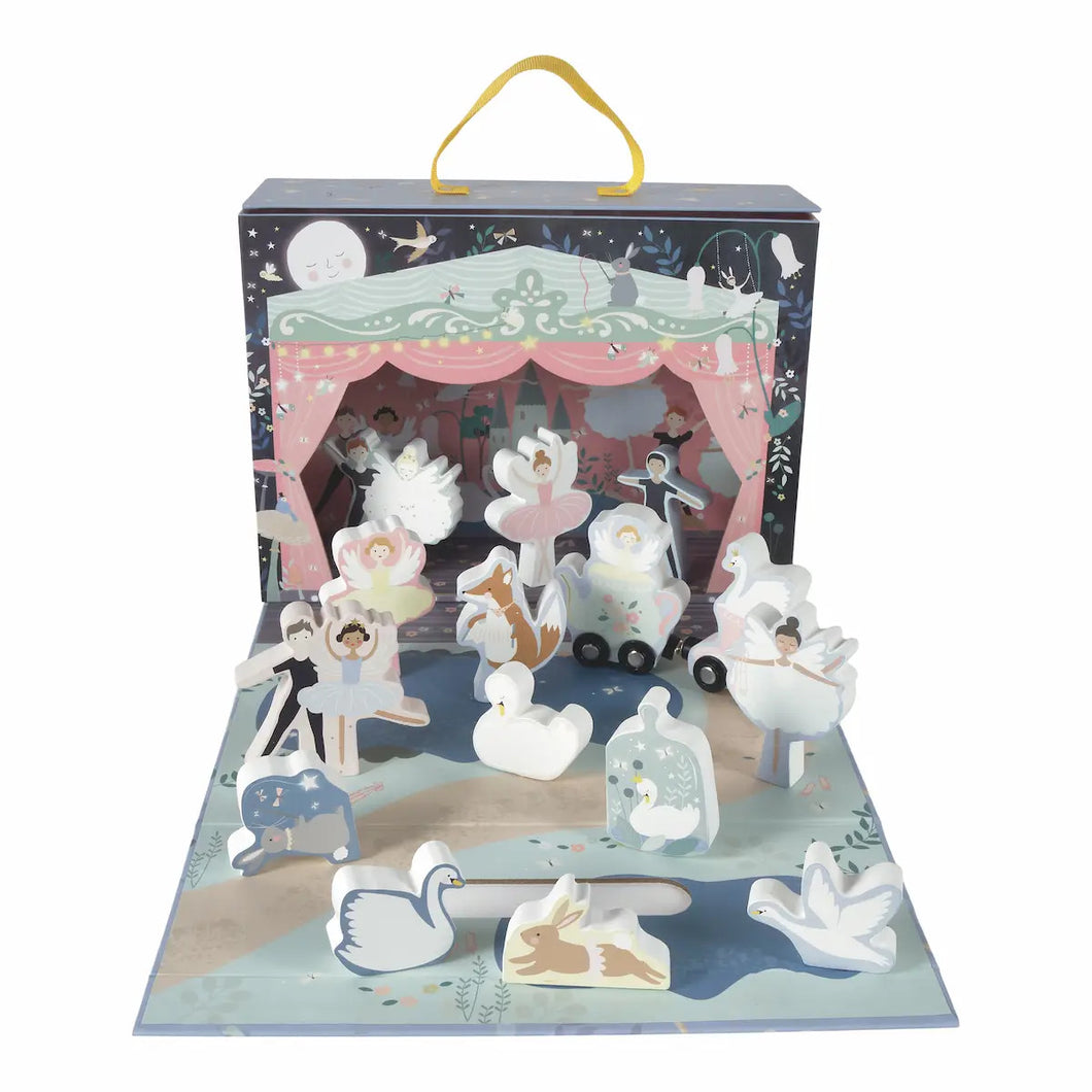 Enchanted Play Box with Wooden Pieces