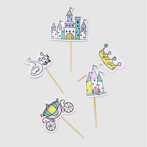 Fairytale Mini Toppers (10 per Pack) by Coterie Party  644216849802 