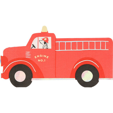 Meri Meri Fire Truck Napkins (16 ct.)
