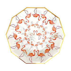 Flamingos Small Plates (Set of 8)