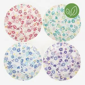 Flower Plates (8 ct.)