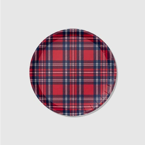 You'll go mad for these plaid plates that are part of our winter collaboration with Reese Witherspoon's Draper James. The tartan print adds a refined touch, but the plates are sturdy enough to accommodate the heartiest of holiday meals. Includes 10 plates.  9.25