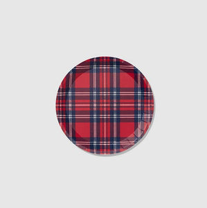 Holiday Plaid Small Plates by Coterie Party  644216846306 