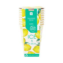 Recyclable Lemon Paper Cups, (Pack of 8)