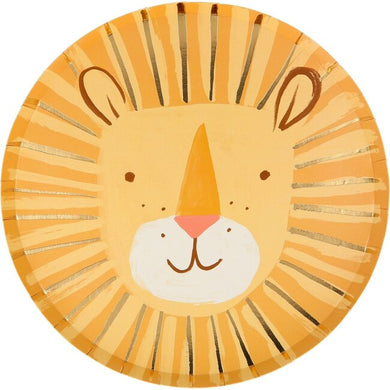 Meri Meri Lion Plates (8 ct.)