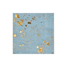 Malibu - Blue Splash Cocktail or Lunch Paper Napkins by Harlow & Grey  039853110987   
