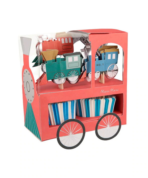 Meri Meri Train Cupcake Kit (24 ct.)