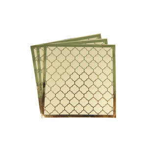 Moroccan Party Napkins (20 ct., 2 colors avail.) by peacock supplies  5060613123539  5060613123591 
