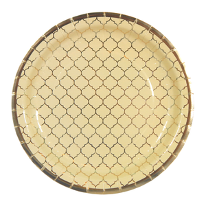 Moroccan Party Plates (10 ct., 2 colors avail.) by peacock supplies  5060613123515   