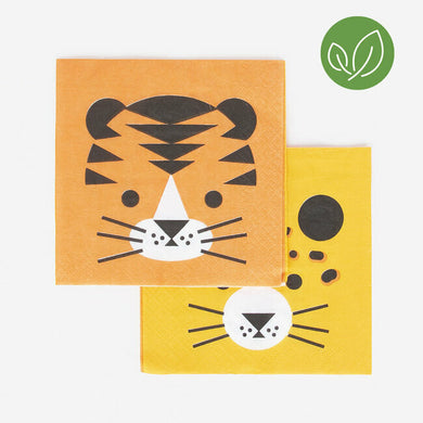 Mini Feline Napkins (20 ct.)