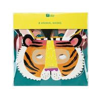 Party Animals Paper Masks by Talking Tables  5052715092257 