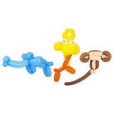 Blow up your party tricks with the Safari Balloon Set. It's A Jungle Out There!  Includes x2 sets of balloons. Includes a hand pump.