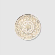 Bursting with a kaleidoscope of snowflakes, these large plates feel sophisticated without being fussy. While they feature a print of delicate snowflakes, the plates are sturdy enough that they won't wilt under the heaviest of main courses. 10 small paper plates 7" not microwave safe