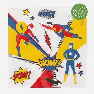 Superhero Napkins 20ct. by my little day  3700690809422 