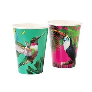 Tropical Fiesta Bright Party Cups by Talking Tables  5052715088960 