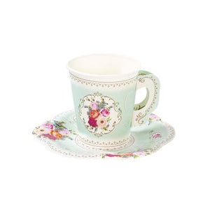 Truly Scrumptious Teacup & Saucer Set by Talking Tables  5052714075039 