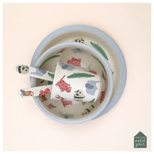 Le Zoo 5 pc. Bamboo Fiber Tableware Set for Baby