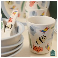 Le Zoo 5 pc. Bamboo Fiber Tableware Set for Baby